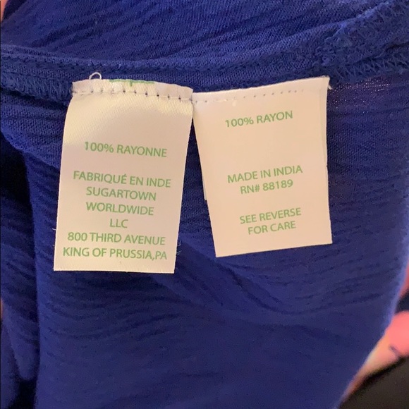 Lilly Pulitzer RAYON ELSA! Not silk! Size XS, NWOT - Picture 5 of 5